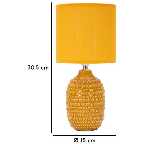 Lampada da tavolo Points, giallo ocra - Foto 1