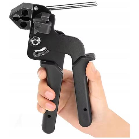 Set Di Pinze Per Fascette Fixtool Clampset 12 - Con Taglierina + 100 Fascette Inox | Larghezza Fino A 12 Mm | Uso In Officina E Motori - Foto 2