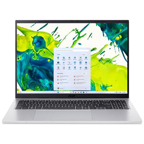Aspire 16 NX.JS9ET. 001 laptop Intel® Core™ i9 i9-13900H Computer portatile 40,6 cm (16") WUXGA 32 GB DDR5-SDRAM 1 TB SSD Intel Iris Xe Wi-Fi 6 (802.11ax) Windows 11 Home Italiano Argento - Foto 1