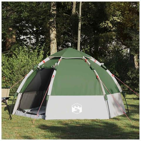 Tenda Istantanea con Telo Impermeabile per 4 Persone con Rilascio Rapido - Foto 2