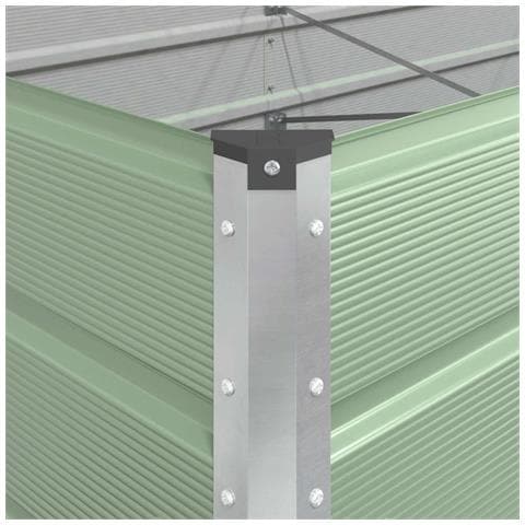 Fioriera Verde Pastello 195 x 100 x 45 cm Acciaio zincato - Foto 9