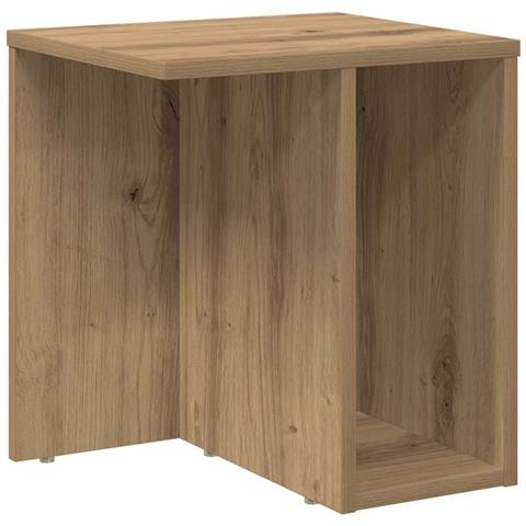 Tavolino Rovere artigianale 37 x 32 x 40 cm Legno multistrato - Foto 1