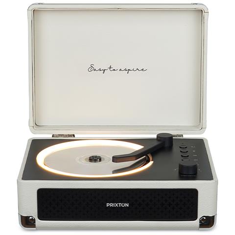 Lettore Cd Portatile Boogie Con Bluetooth, Radio Fm E Aux, Altoparlante 6w (2x3w), Compatibile Cd /mp3/wma, Batteria Ricaricabile 3000 Mah, Uscita Cuffie, Design A Valigetta, Colore Crema - Foto 1