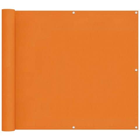 Schermo da balcone Arancione 100 x 200 cm Tessuto Oxford - Foto 1