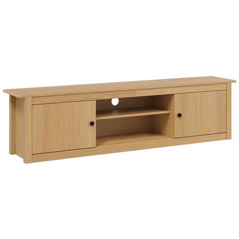 Supporto per TV HILL Marrone miele 158 x 40 x 39,5 cm - Foto 1