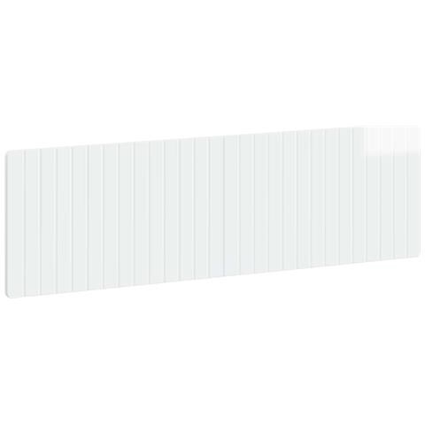 Testiera da Muro ZWOLLE Bianco Lucido Legno ingegnerizzato - Foto 1