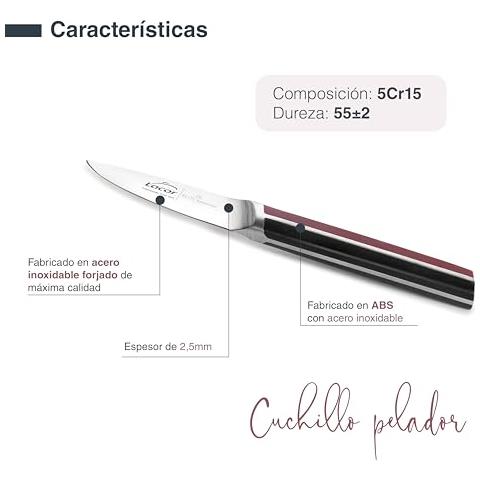 38225 - Coltello pelapatate Elite, acciaio inossidabile, lama affusolata - Foto 2