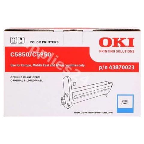 TONER COMPATIBILE - 43870023 Tamburo di Stampa Ciano per C5850 / C5950 / MC560 - Foto 4