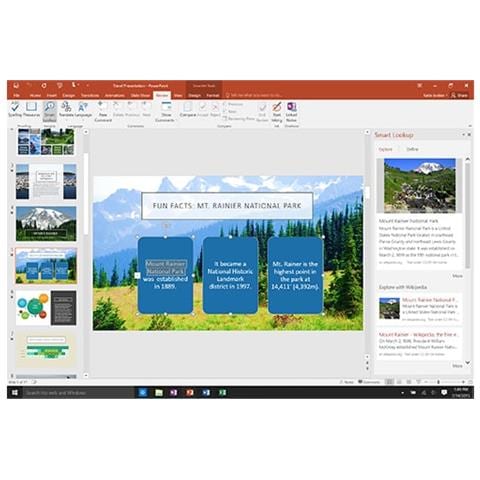 Office Home and Business 2016 - 1 PC medialess - ENG - Foto 2