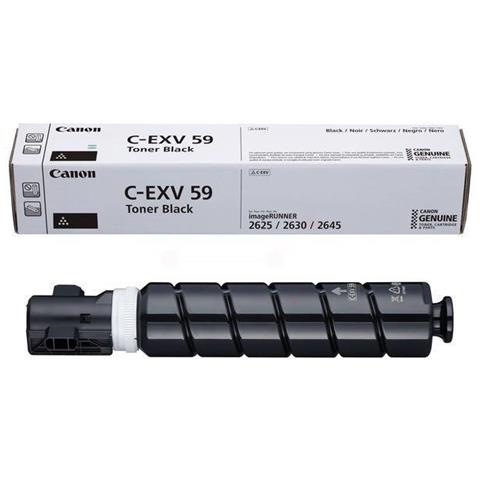 C-EXV 59 Toner Originale Nero per imageRUNNER 2625i / 2630i / 2645i Capacità 30000 Pagine - Foto 1