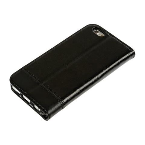 Wallet Folio Case, Cover A Libro - Apple Iphone 6 / 6s - Nero - Foto 2