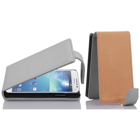 Custodia Compatibile Con Samsung Galaxy Mega 5.8 In Magnesio Bianco - Coperchio Protettivo In Design Flip Realizzato In Similpelle Testurizzata - Foto 1
