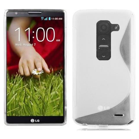 Custodia Compatibile Con Lg G2 Mini In Magnesio Bianco - Coperchio Protettivo In Silicone Tpu Flessibile - Foto 1