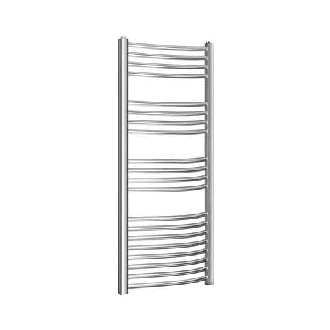 Scaldasalviette Radiatore Termoarredo 80x45 Cm (int.40) Cromato Da Bagno A Tubi Tondi Curvo Trento - Foto 2