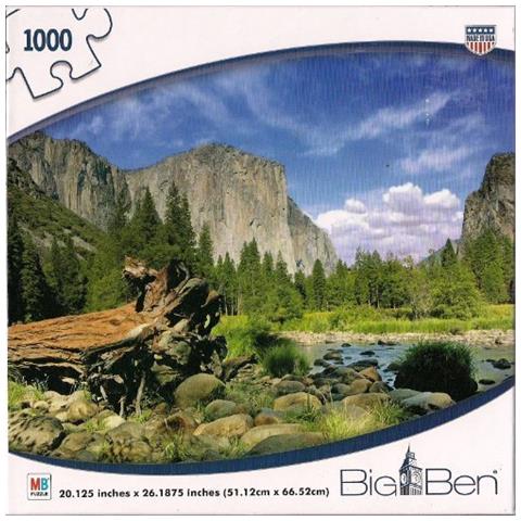 Puzzle 1000 Pezzi Lago E Montagna – Con Lettere Sul Retro, Per Adulti, 75x50 Cm