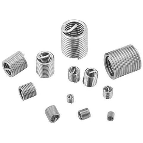 Filo Filo Inserti Riparazione Filettature Kit Helicoil Acciaio Inossidabile Tap Die Inserire Riparazione Discussione Strumenti Metrici M3 M4 M5 M6 M8 M10 M12 (60pcs) - Foto 2