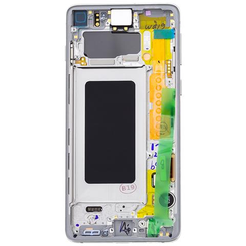 Schermo Lcd Originale Ricambio Completo Samsung Galaxy S10 Bianco - Foto 8