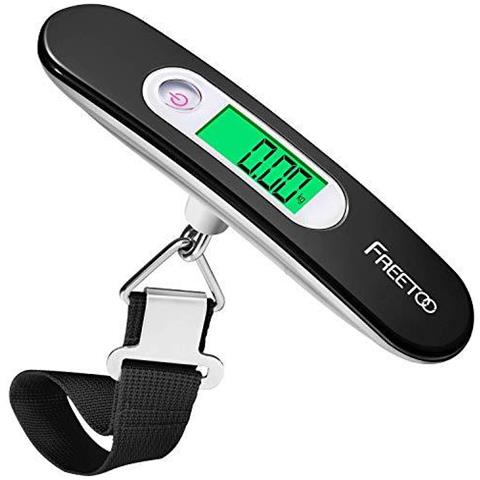 Scala Dei Bagagli Digitale Portatile Hanging Valigia Bilancia Con Funzione Tara 110 Lb 50kg Capacit Nero - Foto 1