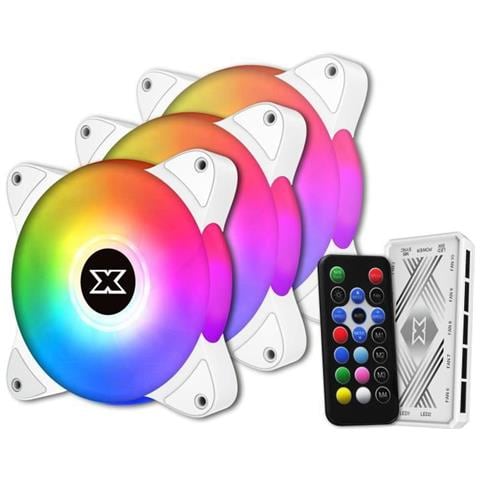 Galaxy Iii Essential Bx120 Argb Arctic (pacco 3) - Ventola A-rgb Da 120 Mm Per Case Pc - Foto 1