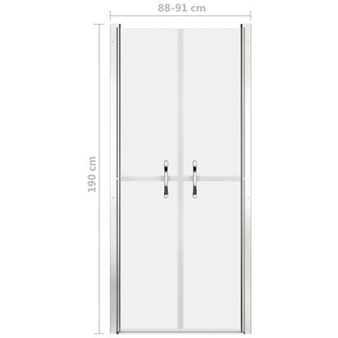 Porta per Doccia in ESG Satinato 91x190 cm - Foto 2