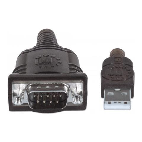 0.45m, USB / Serial, USB, DB9, Maschio / maschio, Argento, Prolific PL-2303HXD, Windows XP / Vista / 7/8/8.1/10, Linux, Mac 9. x / 10. x - Foto 1