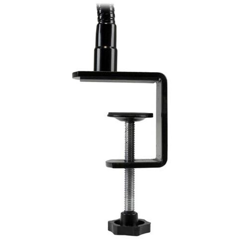 Supporto a collo di cigno per Tablet - per Tablet da 17-20cm - con Morsetto da Scrivania - Rotazione a 360 gradi - Foto 5