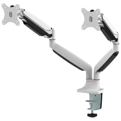 Supporto da Scrivania NM-D750DWHITE per 2 Monitor LCD /LED /TFT - Foto 1