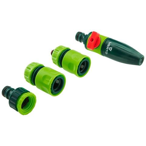 Verto Set Beccucci Per Siringa 1/2, 5 Pezzi Broes, 2x Attacco Per Tubo, Attacco Per Rubinetto 1/2 E 3/4 - Foto 4