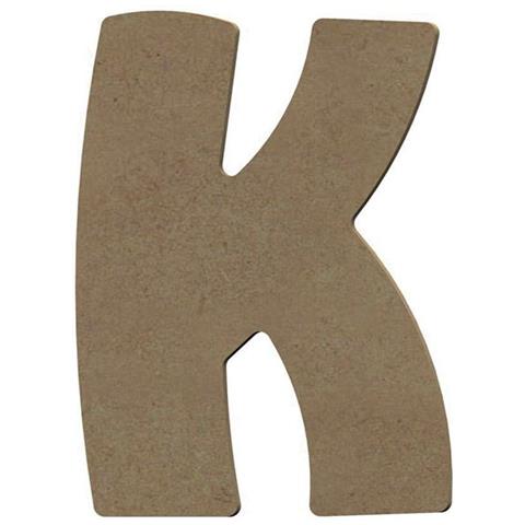 Lettera Maiuscola K In Legno Mdf Per La Decorazione - 15 Cm - Foto 1