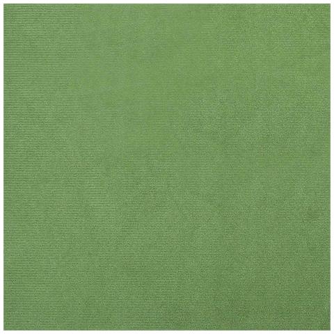 Poltrona Relax con Poggiapiedi Verde Chiaro in Velluto - Foto 2