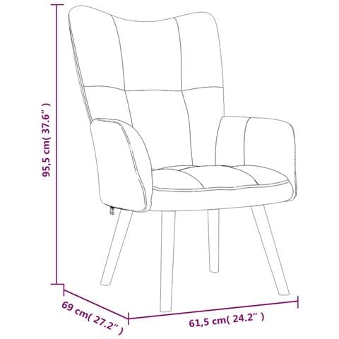 Poltrona Relax con Poggiapiedi Verde Chiaro in Velluto - Foto 10