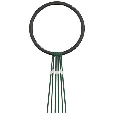 Albero di Natale Pennone Colorato 108 LED 180 cm - Foto 10