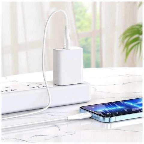 Caricabatterie Per Casa Usb-c 20w Connettore Apple 8-pin White Per Iphone X 12 13 14 Pro - Foto 5