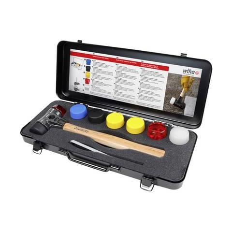 Juego de martillos de cara blanda Safety con 9 cabezales - Foto 1