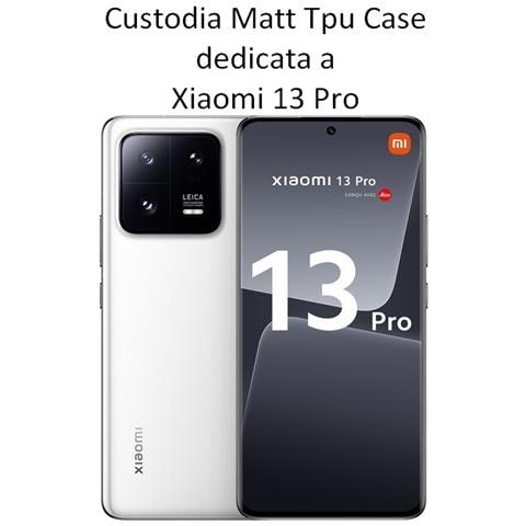 Custodia Tpu Silicone Cover Case Per Xiaomi 13 Pro Black - Foto 2