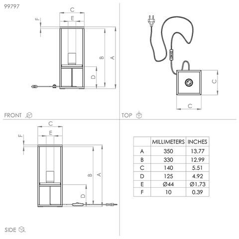 Lampada Da Scrivania Industrial Libertad 1 Luce Metallo Nero E Marrone - Foto 2