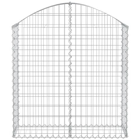 Cesto Gabbione Ad Arco 100x30x100/120 Cm Ferro Zincato - Foto 2