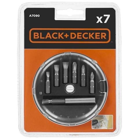 Set Di Punte Black & Decker A7090-xj 7 Pezzi Alba Plana Ph - Foto 2