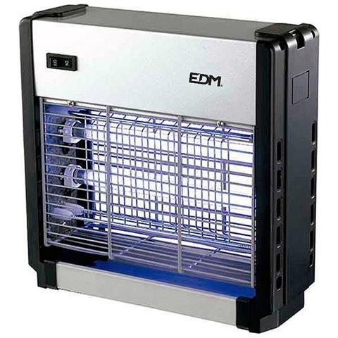 Uccidi Gli Insetti Elettrici Professionale 12 W Argentato (25,5 X 9 X 26 Cm) - Foto 1