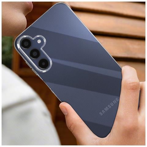 Cover In Silicone Flessibile Per Samsung Galaxy A15, Trasparente - Foto 2