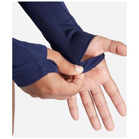 Maglia Dri-Fit Park First Layer Av2610-410 Donna Taglia L Colore Blu - Foto 4