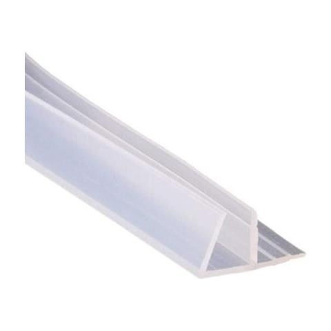 Guarnizione Box Doccia Profilo F Ricambio Silicone Trasparente 6mm 2mt 74234 - Foto 1