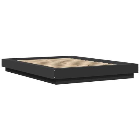 Giroletto Con Luci Led Nero 120x190 Cm In Legno Multistrato - Foto 3