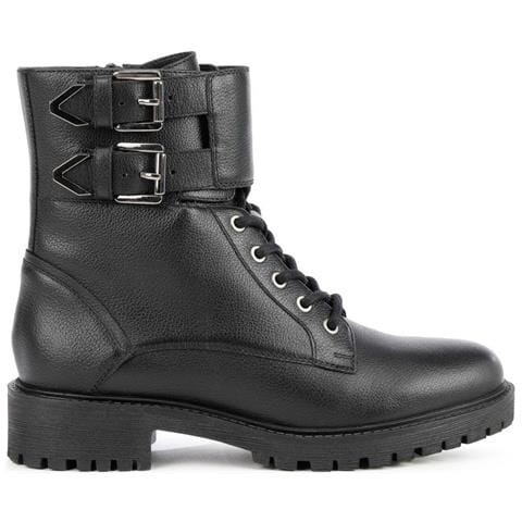 Hoara Black Booties Stivaletti Pelle Scarpe Donna Nero Eu 36, D16ftc 00046 C9999 - Foto 1