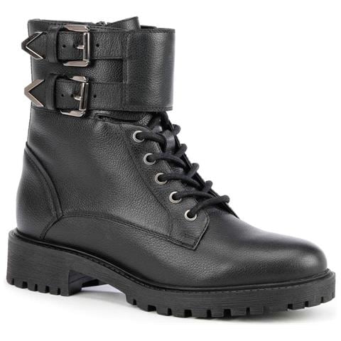 Hoara Black Booties Stivaletti Pelle Scarpe Donna Nero Eu 36, D16ftc 00046 C9999 - Foto 2