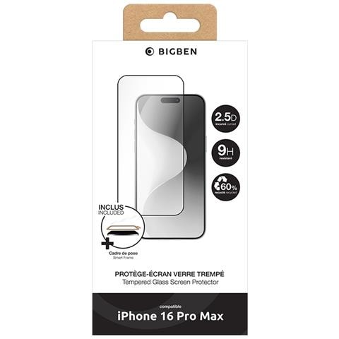 Pellicola Protettiva Per Iphone 16 Pro Max In Vetro Temperato 2.5d 9h, Trasparente - Foto 4