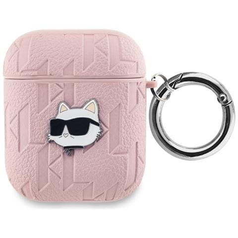Custodia Per Airpods 1/2 Choupette In Rilievo, Rosa - Foto 1