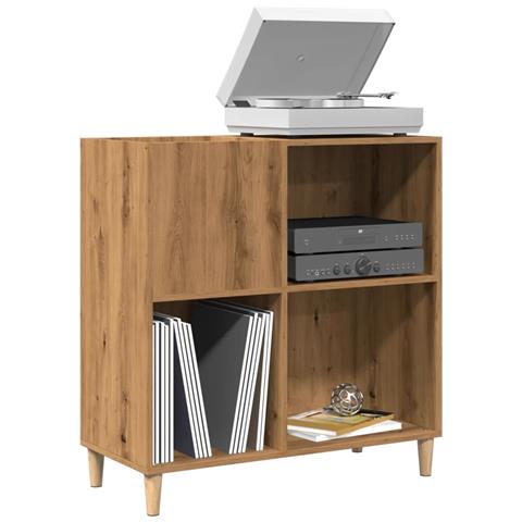 Mobile Porta Dischi Artigianale 84,5x38x89 Cm Legno Multistrato - Foto 1