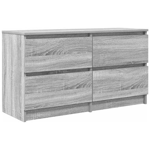Mobile Tv Grigio Sonoma 100x35x54 Cm In Legno Multistrato - Foto 2