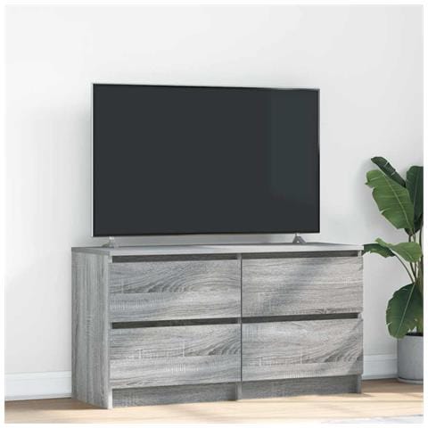 Mobile Tv Grigio Sonoma 100x35x54 Cm In Legno Multistrato - Foto 1